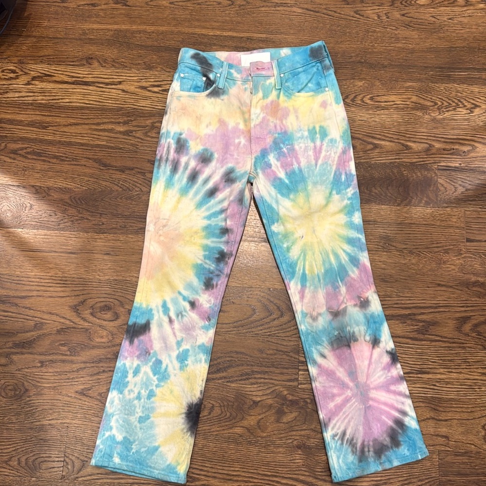 Mother The Tripper Tie Dye jeans buttonfly 27